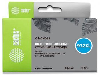 Картридж BLACK NO.932 40ML CS-CN053 CACTUS 0 - оптом у дистрибьютора ABSOLUTETRADE