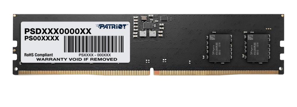 Memory Module PATRIOT Signature Line DDR5 Общий объём памяти 32Гб Module capacity 32Гб Количество 1 5200 МГц Множитель частоты шины 42 1.1 В PSD532G52002 - оптом у дистрибьютора ELKO