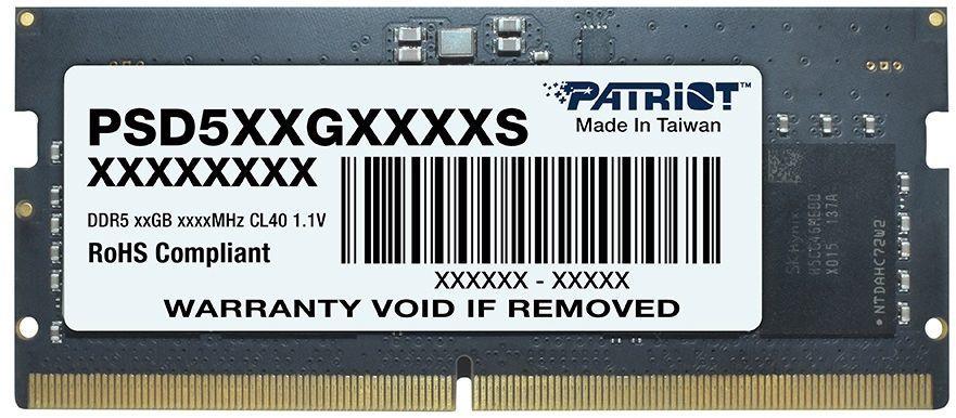 Модуль памяти для ноутбука SODIMM 8GB DDR5-4800 PSD58G480041S PATRIOT 0 - оптом у дистрибьютора ABSOLUTETRADE
