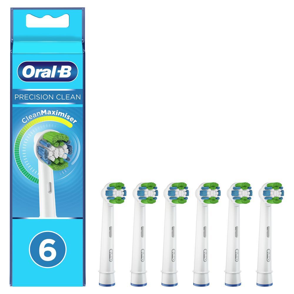 Насадка для зубной щетки PRECISION CLEAN WH 6PCS ORAL-B 0 - оптом у дистрибьютора ABSOLUTETRADE