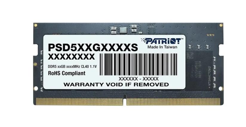 Модуль памяти для ноутбука SODIMM 16GB DDR5-5600 PSD516G560081S PATRIOT 0 - оптом у дистрибьютора ABSOLUTETRADE