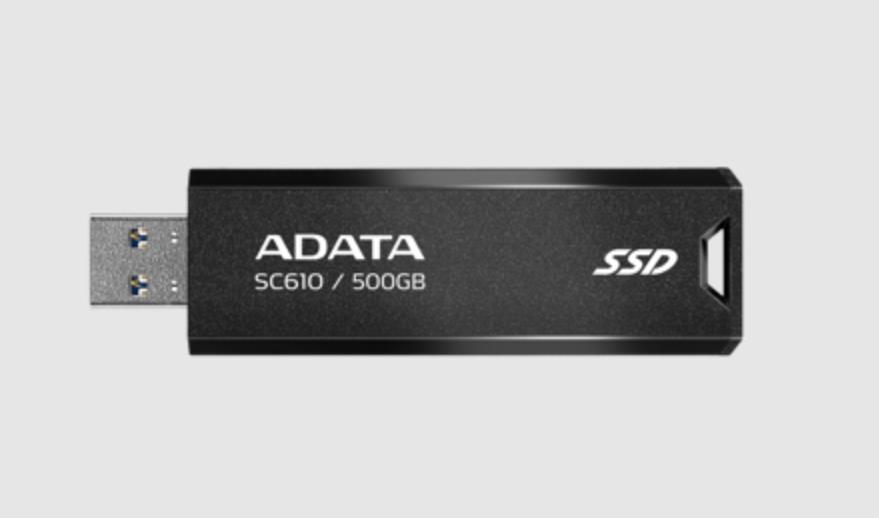 SSD внешний жесткий диск 500GB USB3.2 EXT. SC610-500G-CBK/RD ADATA 0 - оптом у дистрибьютора ABSOLUTETRADE