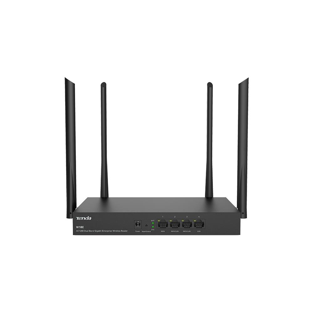 Wi-Fi маршрутизатор 1350MBPS 2.4/5GHZ W18E TENDA - оптом у дистрибьютора ELKO