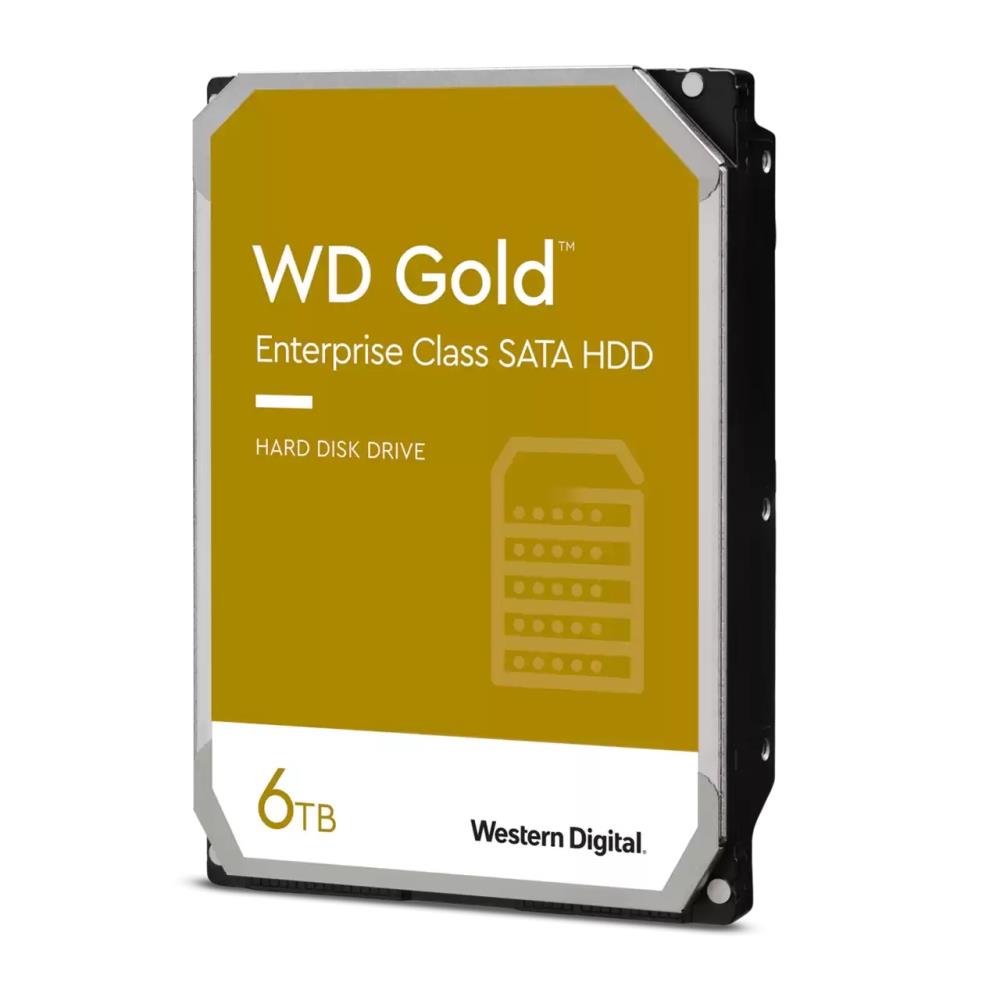 Жесткий диск SATA 6TB 7200RPM 6GB/S 256MB GOLD WD6003FRYZ WDC - оптом у дистрибьютора ELKO