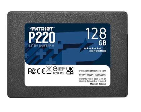 SSD жесткий диск SATA2.5 " 128GB P220 P220S128G25 PATRIOT - оптом у дистрибьютора ELKO