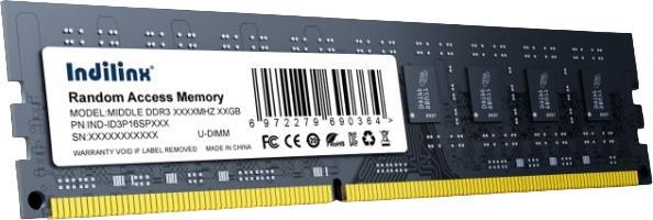 Модуль памяти DIMM 4GB DDR3-1600 IND-ID3P16SP04X INDILINX - оптом у дистрибьютора ELKO