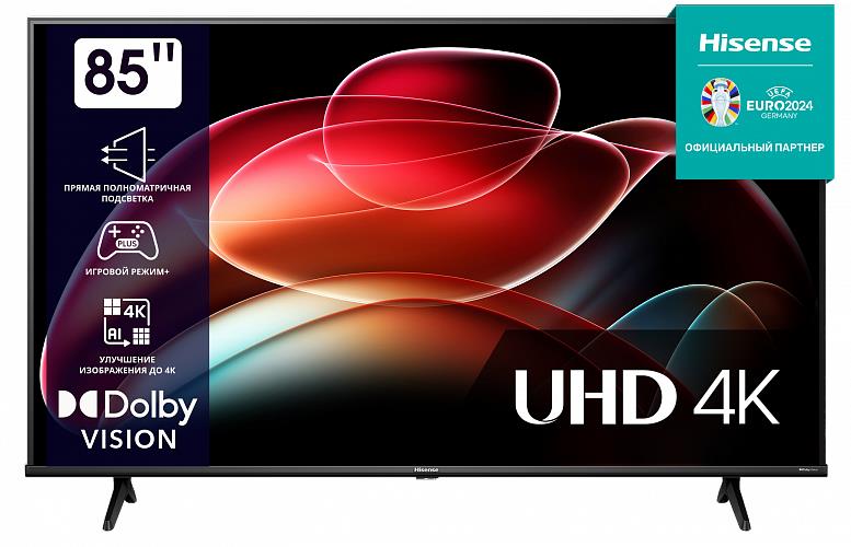 Телевизор UHD 4K 85" 85A6K HISENSE 0 - оптом у дистрибьютора ABSOLUTETRADE