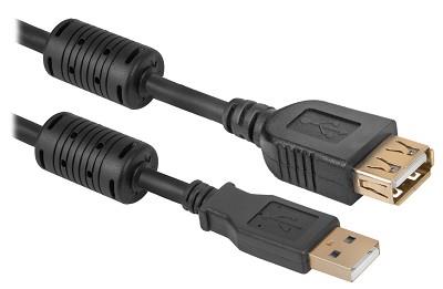 Кабель USB2 AM-AF 1.8M USB02-06PRO 87429 DEFENDER - оптом у дистрибьютора ELKO