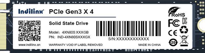 SSD жесткий диск M.2 2280 NVME 256GB IND-4XN80S256GX INDILINX - оптом у дистрибьютора ELKO